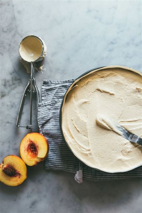 Brown Butter Peach Ice Cream Cake — Oando Eats Peach Ice Cream