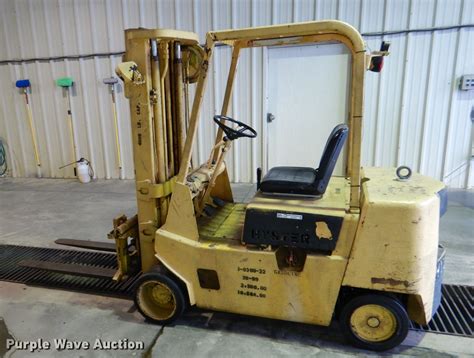 1989 Hyster S40xl Warehouse Forklift In Stigler Ok Item Hl9481 Sold