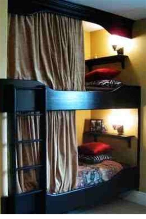 Bunk Beds Curtains For Privacy Camper Pinterest Bunk Bed