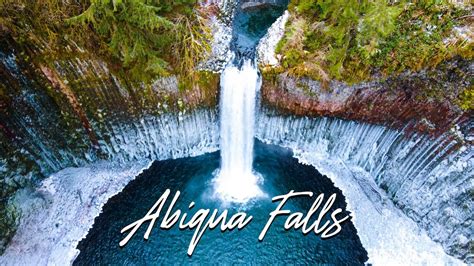 Abiqua Falls Oregon 4k Drone Adventure In Winter Youtube