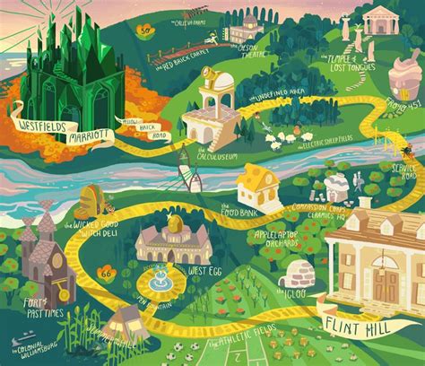 Wizard Of Oz Theme Park Map