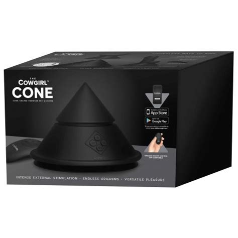 The Cowgirl Cone Remote And App Controlled Premium Silicone Sex Machine