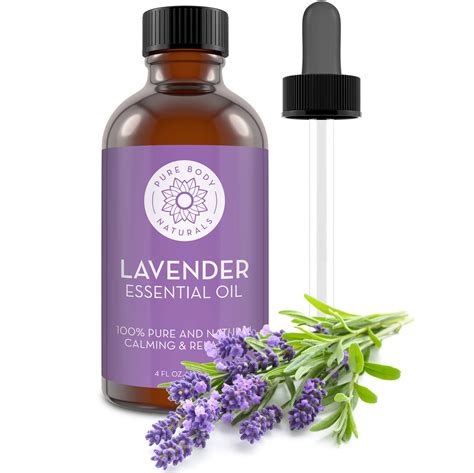 French Lavender Essential Oil Blend By Pure Body Naturals Fluid