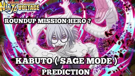 Kabuto Sage Mode Jutsu Prediction Naruto X Boruto Ninja Voltage