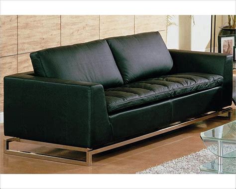 Black Modern Design Leather Sofa Set 44l1048b