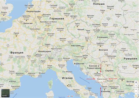 Черногорию, как страну для зарубежного отдыха рассматривают многие. Черногория на карте европы на русском языке курорты