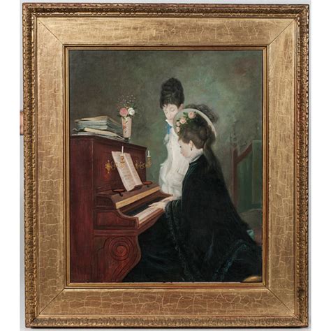 Two Ladies At A Piano Cowans Auction House The Midwests Most