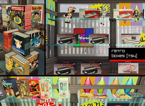 My Sims 4 Blog Retro Boxes And More Clutter By Fayesta