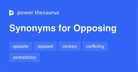 Opposing Synonyms 2 166 Words And Phrases For Opposing