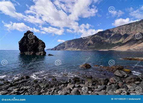 Roque De Bonanza Beach In El Hierro Stock Image Image Of Island