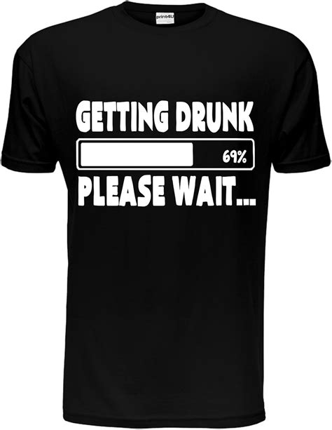 getting drunk funny mens t shirt size s xxl uk clothing
