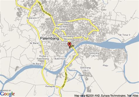 Palembang Map