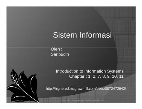 Pdf Sistem Informasisistem Informasi