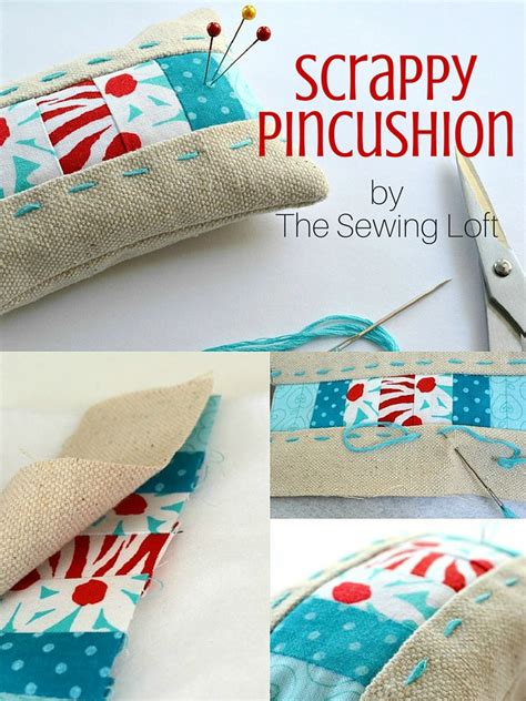 Scrappy Pincushion The Sewing Loft