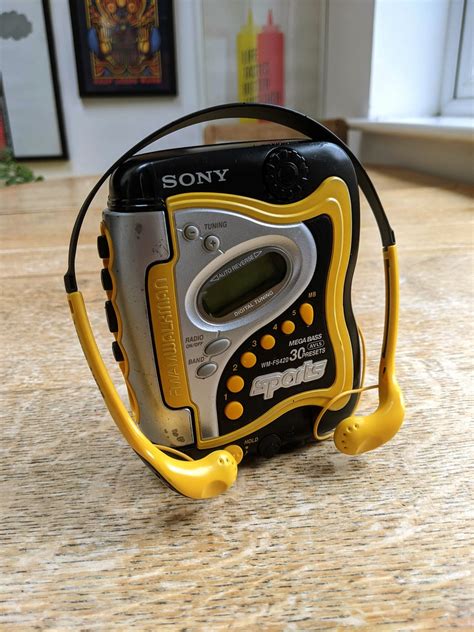 Sony Sports Walkman Cassette Player And Radio Wm Fs420 Etsy