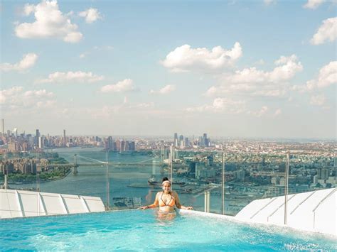 I Swam In Highest Infinity Pool In New York City Western Hemisphere