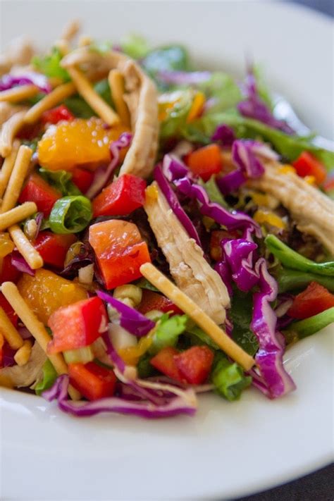 Tossed in tangy soy ginger dressing and packed with fresh vegetables in i prepared a healthy and delicious chinese chicken salad recipe. Chinese Chicken Salad | Lauren's Latest