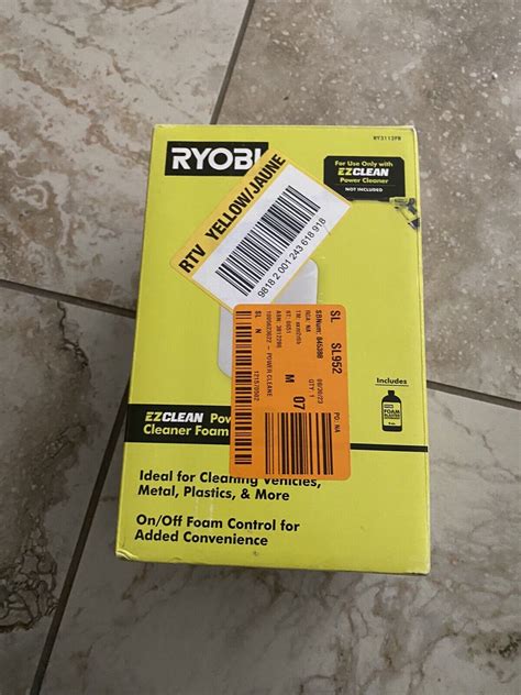 RYOBI RY3112FB EZCLEAN Power Cleaner Foam Blaster Accessory, New Open