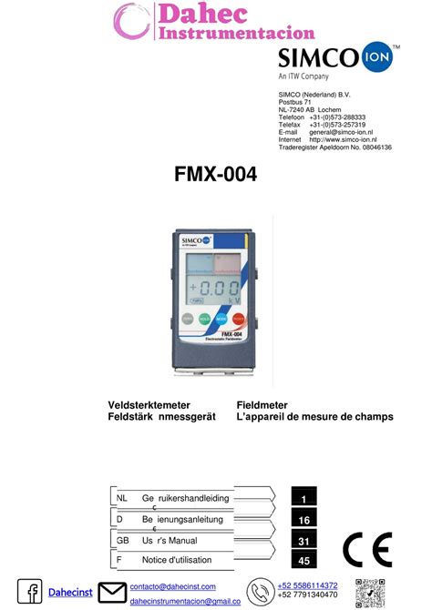 Itw Simco Ion Fmx 004 Manual Pdf Download Manualslib
