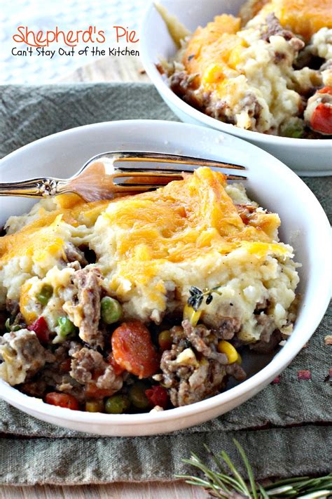 Shepherd's pie is comforting, satisfying and most of all tastes great! Shepherd's Pie - Can't Stay Out of the Kitchen