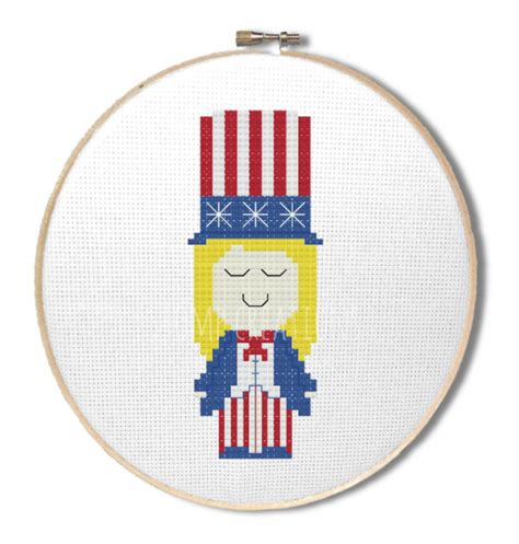 Maybe you would like to learn more about one of these? 4th Of July cross stitch pattern patriotic by StompCreations