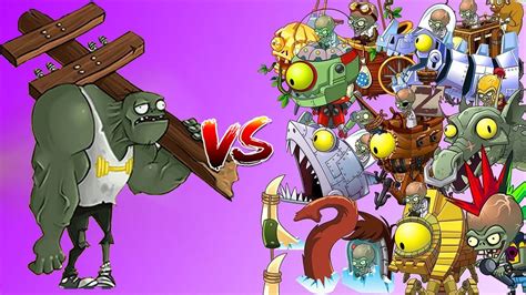 Giga Gargantuar Vs All Final Boss Fight Mod In Plants Vs Zombies 2