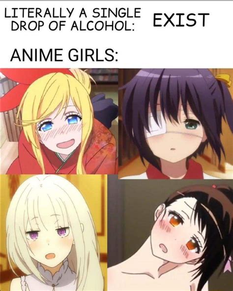Alcohol Anime Girls Rlostpause