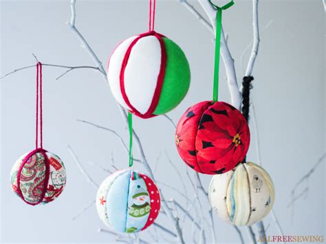 Simple No Sew Quilted Ornaments With Printable Templates