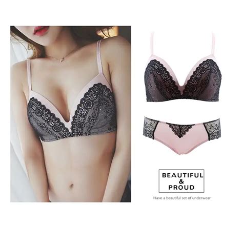 Sexy Mousse Elegant Wirefree French Women Bras Push Up Lace Lingerie