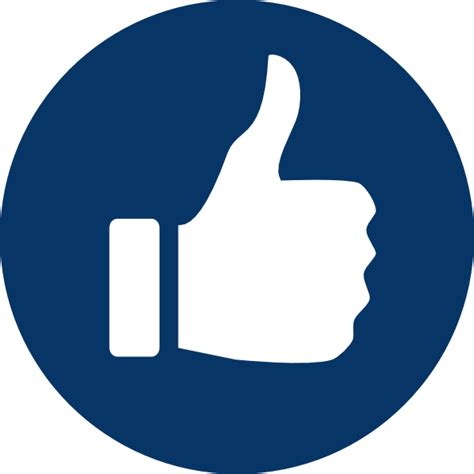 Download Thumbs Up Facebook Png Imgkid Com The Image Kid Blue