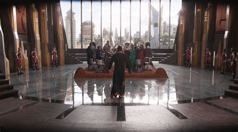 Black Panther Wakanda Forever Set Footage Reveals The Throne Room