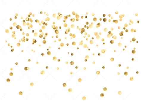 Gold Confetti Png Transparent Background Image For Free Download