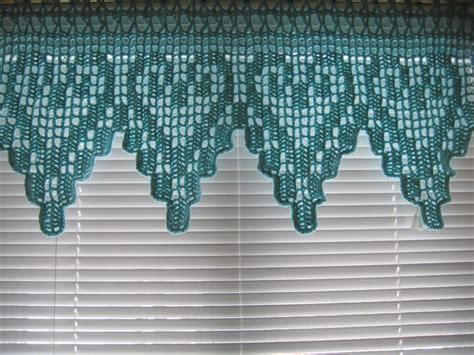 Window Treatments Crochet Window Valance Home And Living Curtains