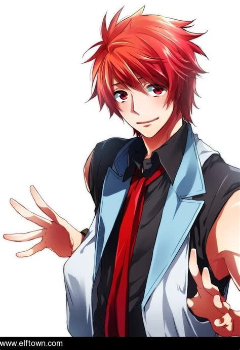 Red Hair Anime Guy Hot Anime Guys Anime Boys Manga Boy Manga Anime