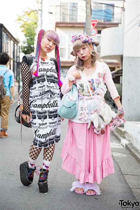 Harajuku Girls In Colorful Fashion Tokyo Fashion