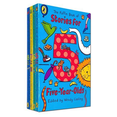 The Puffin Book Of Stories Collection 4 Books Set For Five To Eight Ye