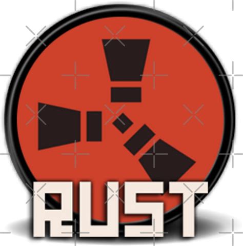 Rust Logo Stickers By Cemolamli Redbubble