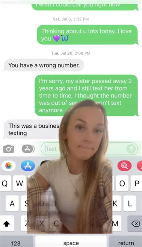 Woman Texts Dead Sisters Phone Number And Receives Cold Text Back