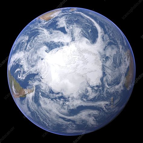 Antarctica Satellite Image Stock Image C0019024 Science Photo