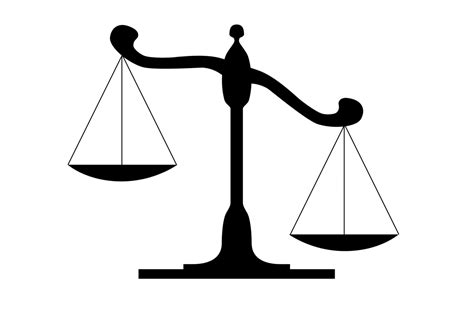 Lady Justice Measuring Scales Clip Art Judge La Ley Y Png Download