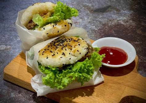 Yakiniku Rice Burgers Recipe By Purpleacied Cookpad