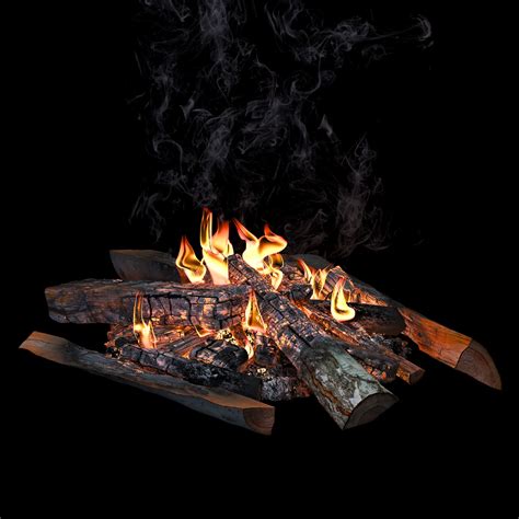 Flame Campfire 3d Cgtrader