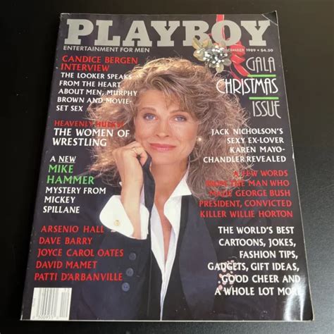 Playboy Magazine December With Centerfold Intact Gala Christmas