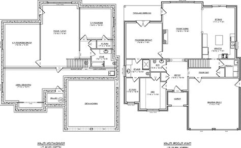One Story House With Basement Plans Openbasement