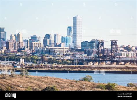 Kearny Usa October 27 2017 Industrial View Of New Jersey With