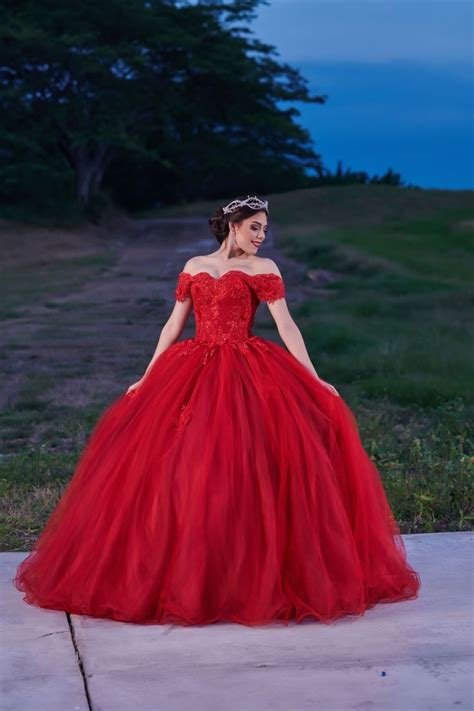 Princesa Roja Vestidos De Xv Rojos Vestidos Rojos De Quinceañera