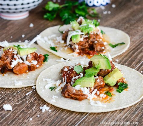 Pulled pork is also large enough to feed a crowd, freezes well, costs little to make, and is pretty it arrives at the table with bread and barbecue sauce, and sides—an invitation to be eaten as a common pulled pork problem #2: Pulled Pork Tacos » A Healthy Life For Me