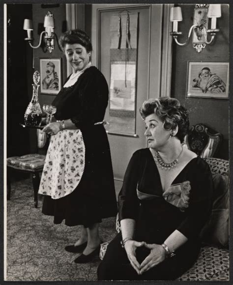 Gertrude Berg And Mae Questel In The Stage Production A Majority Of One
