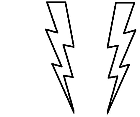 49 Lightning Bolt Coloring Page Pics