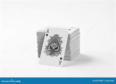 Deck Of Playing Cards Stock Image Image Of Deck Luck 66743581